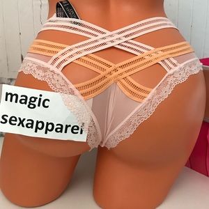 VS S M L XL VERY SEXY CUT OUT STRAPPY CAGED PANTY